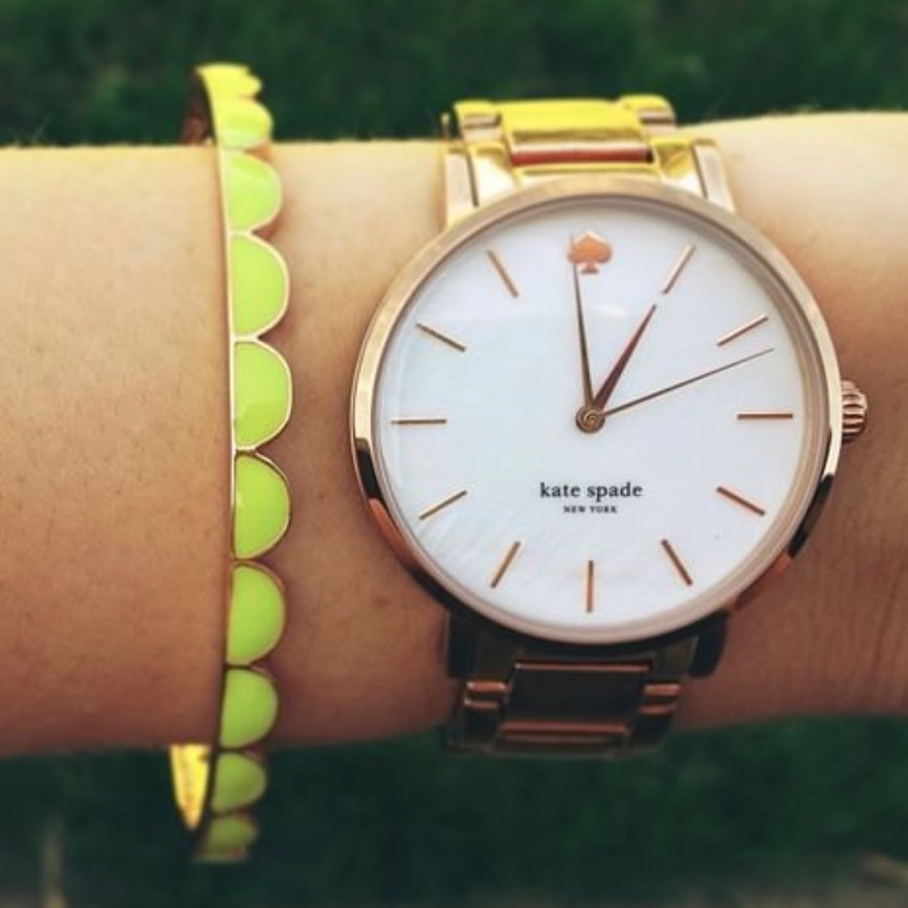Kate Spade Gold Plated Scalloped Bangle